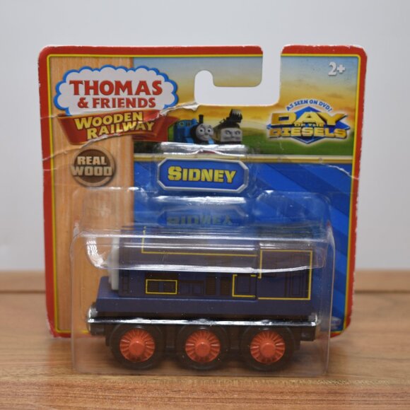 SIDNEY - Thomas & Friends Learning Curve Day of the Diesels Wooden Railway New - Picture 1 of 9